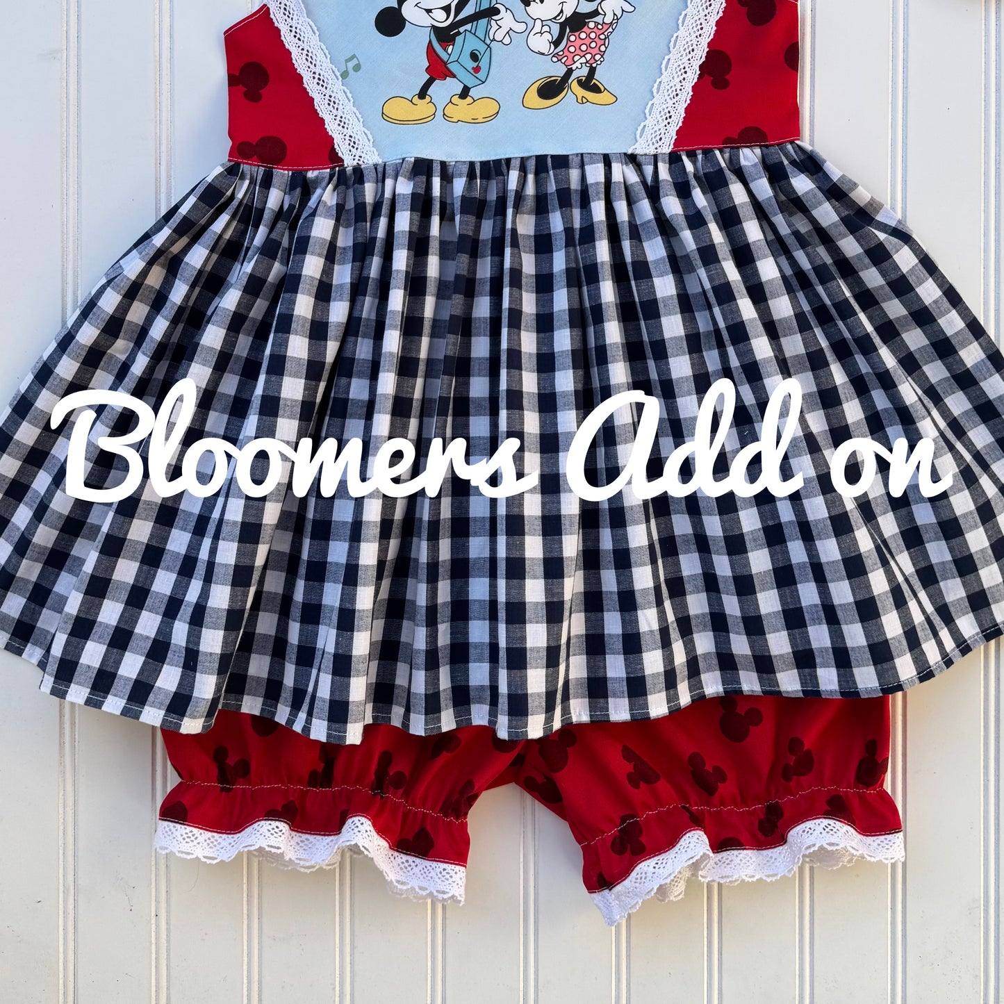 Retro RWB Mickey & Minnie Bloomer Shorts Add On