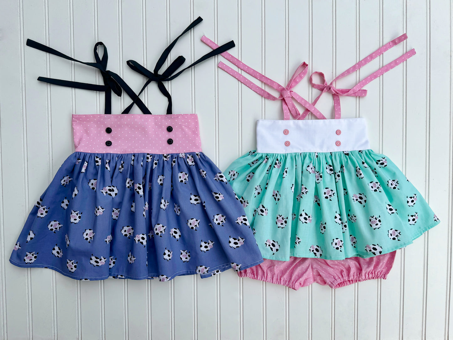 RTS Periwinkle Top & Mint Set