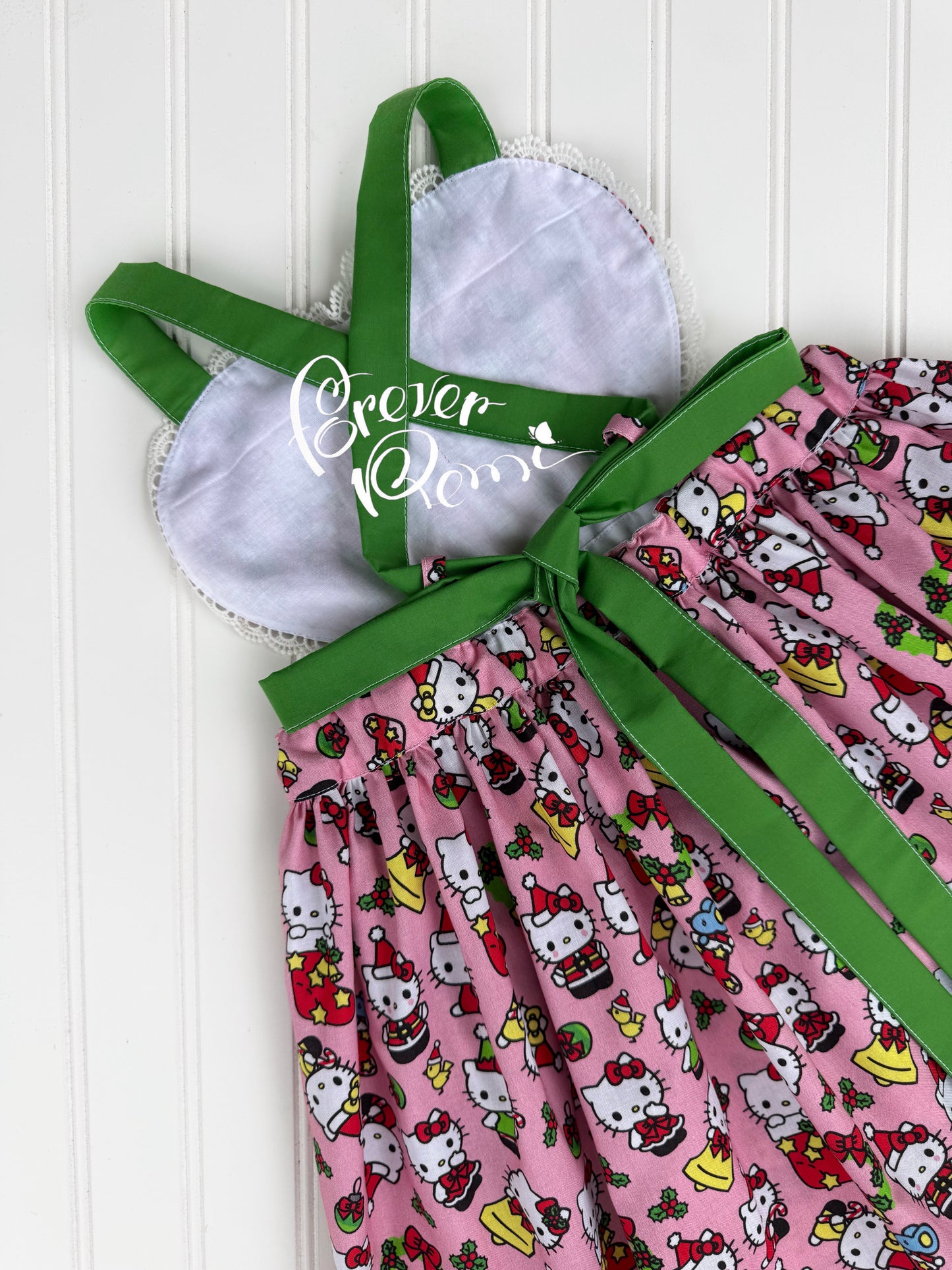 Hello Christmas and Friends Heart Pinafore