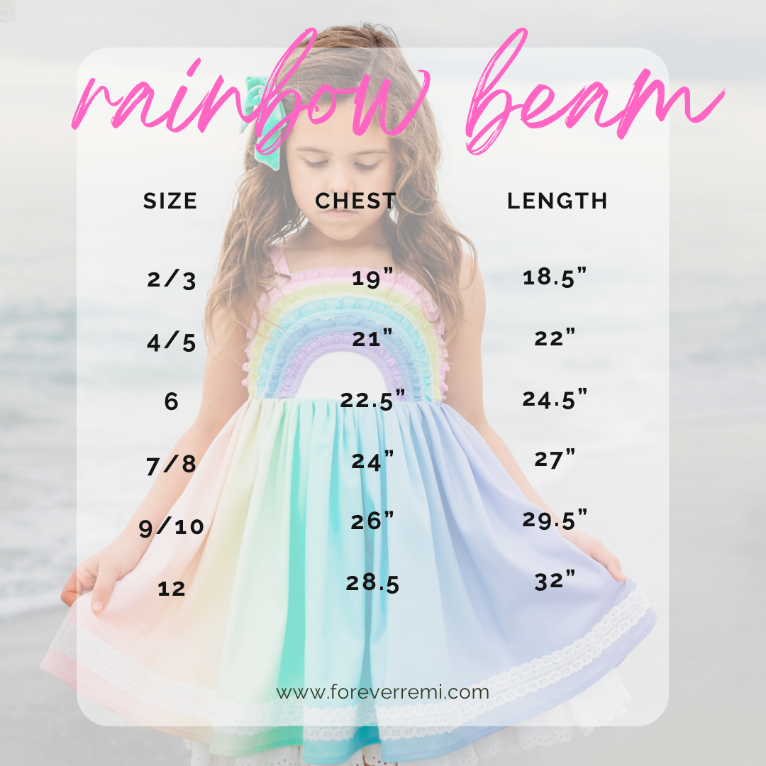 Rainbow Beam in Pastel Ombre