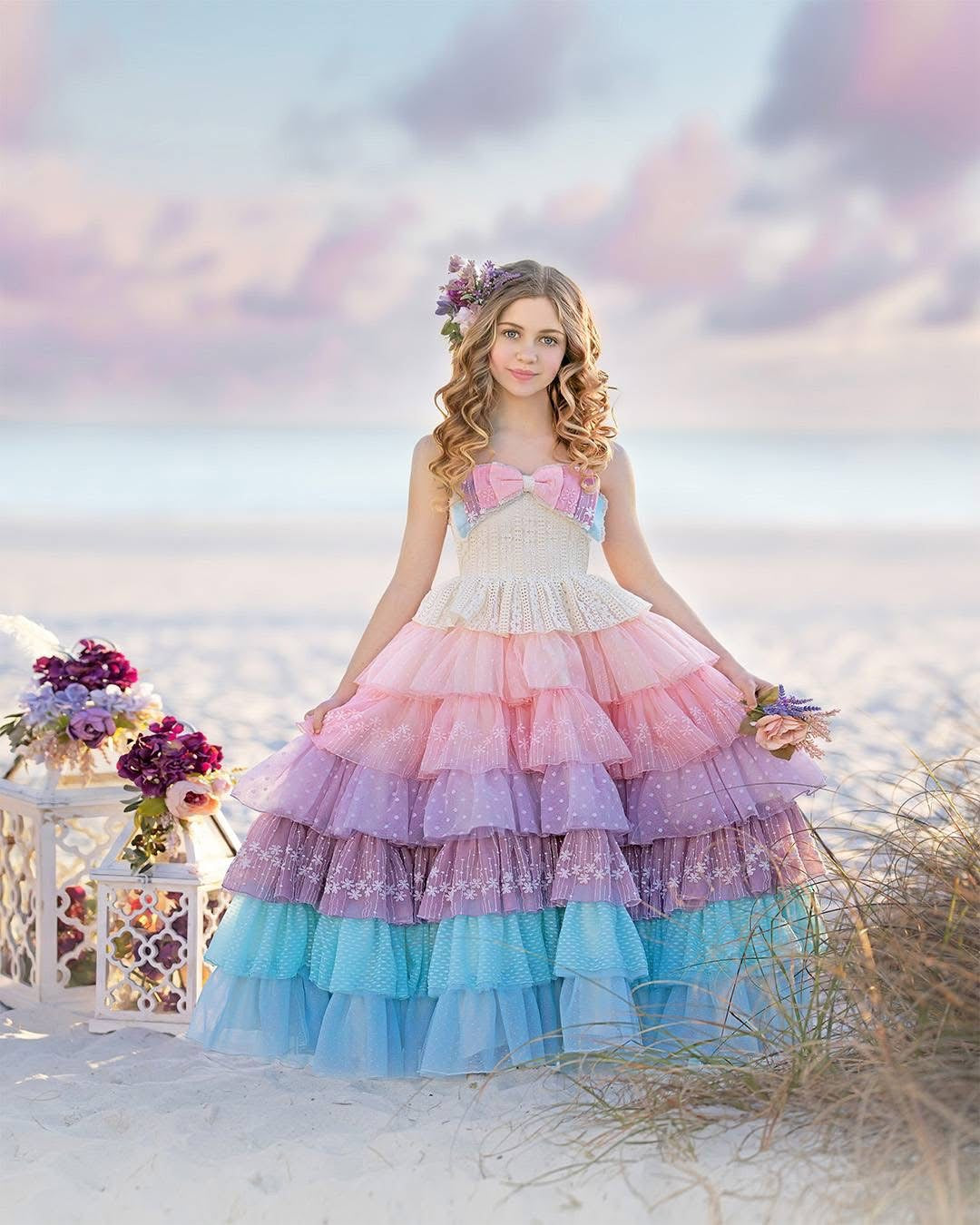 open lace back dress Never Fully Dressed Remi Dress: Morocco Print – Le Muse main image 1