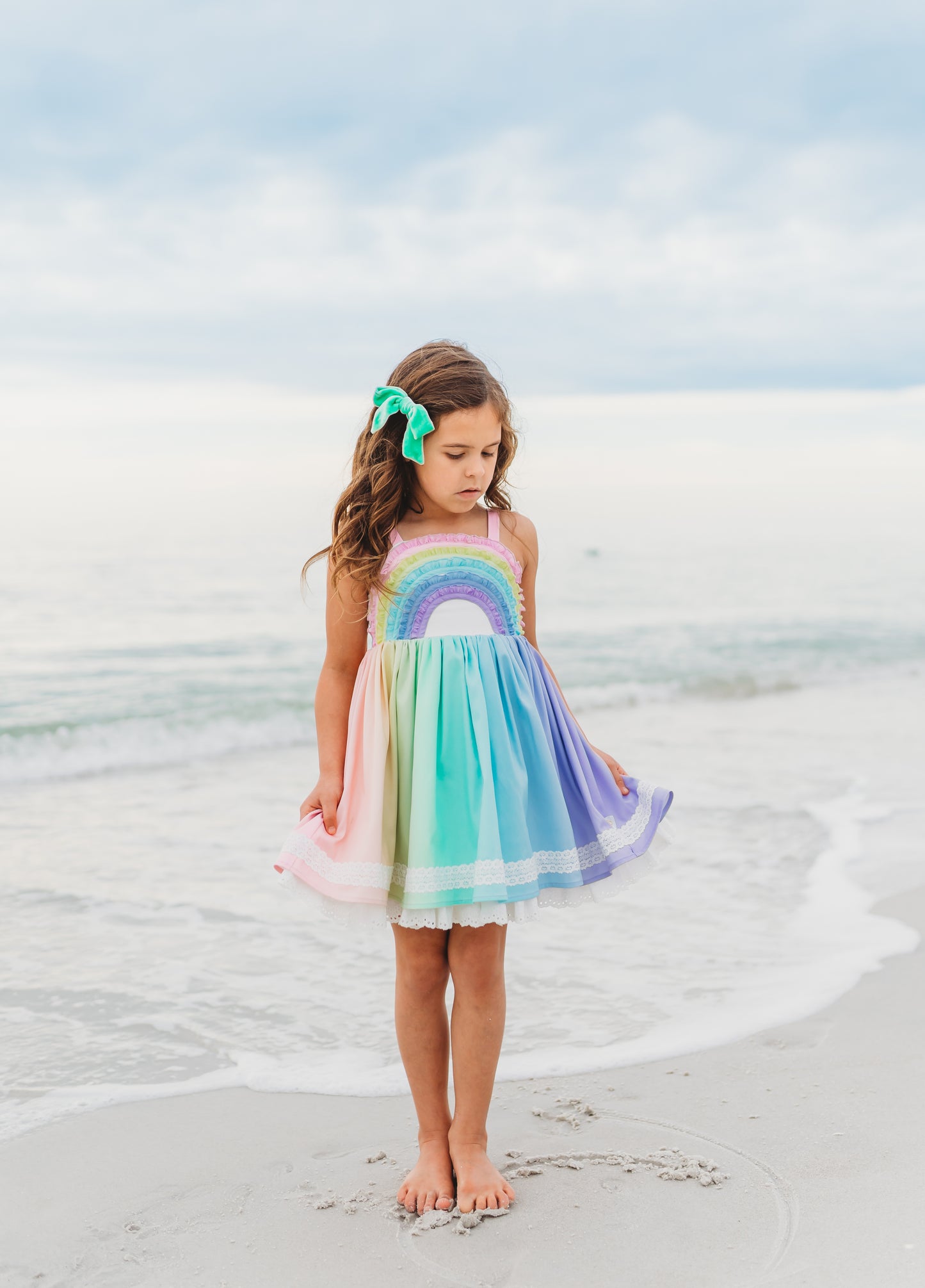 Rainbow Beam in Pastel Ombre
