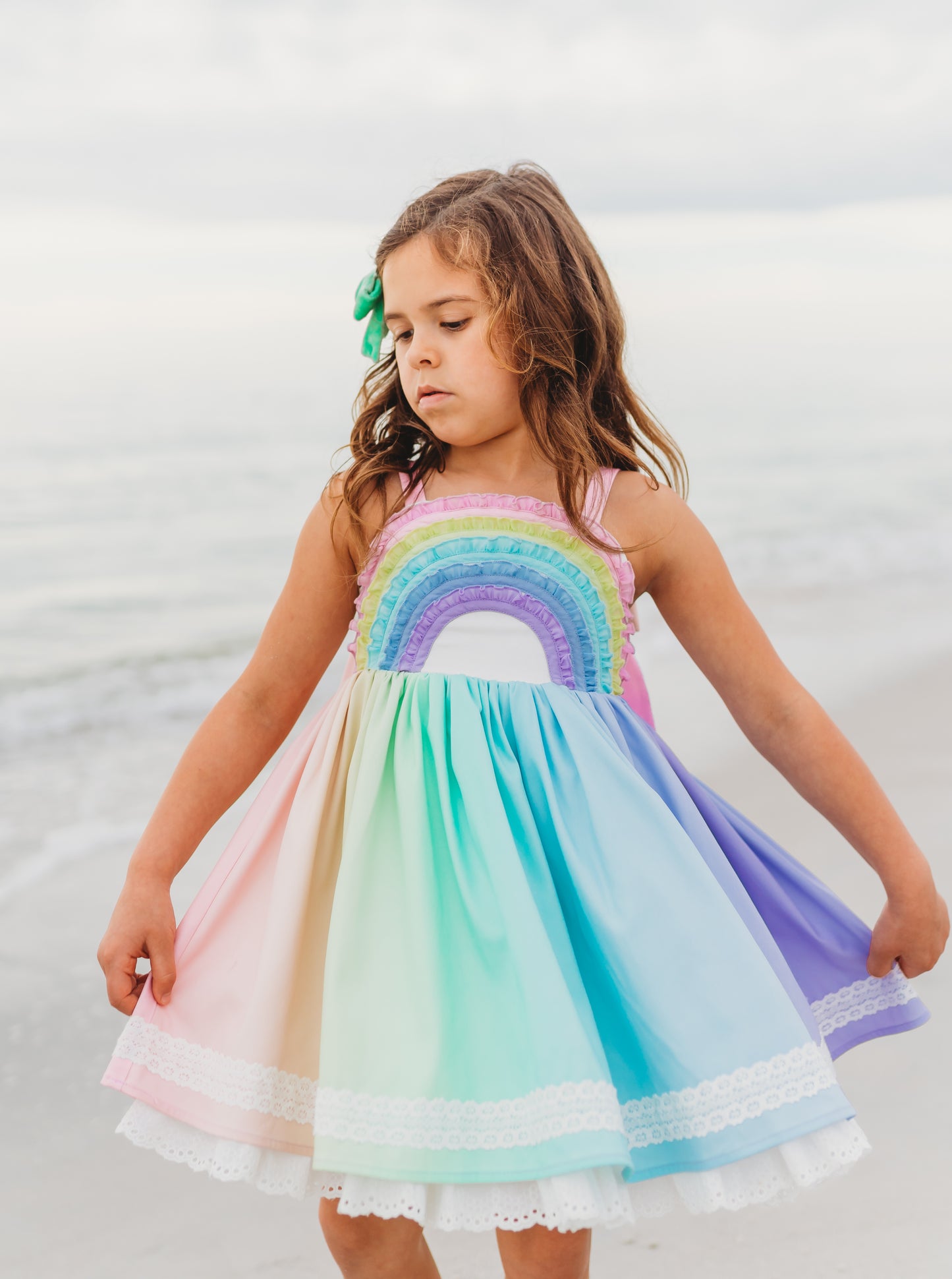 Rainbow Beam in Pastel Ombre