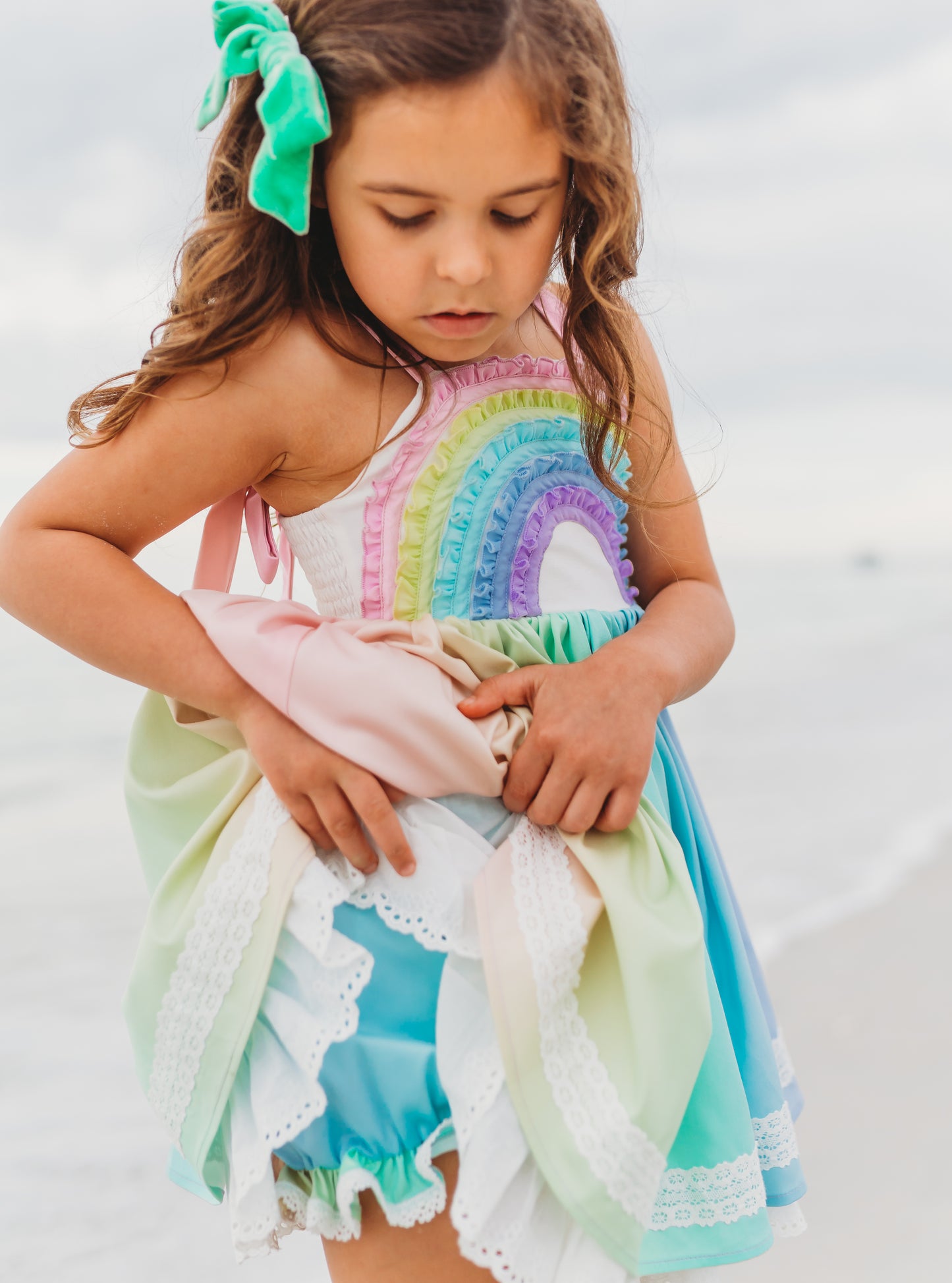 Rainbow Beam in Pastel Ombre