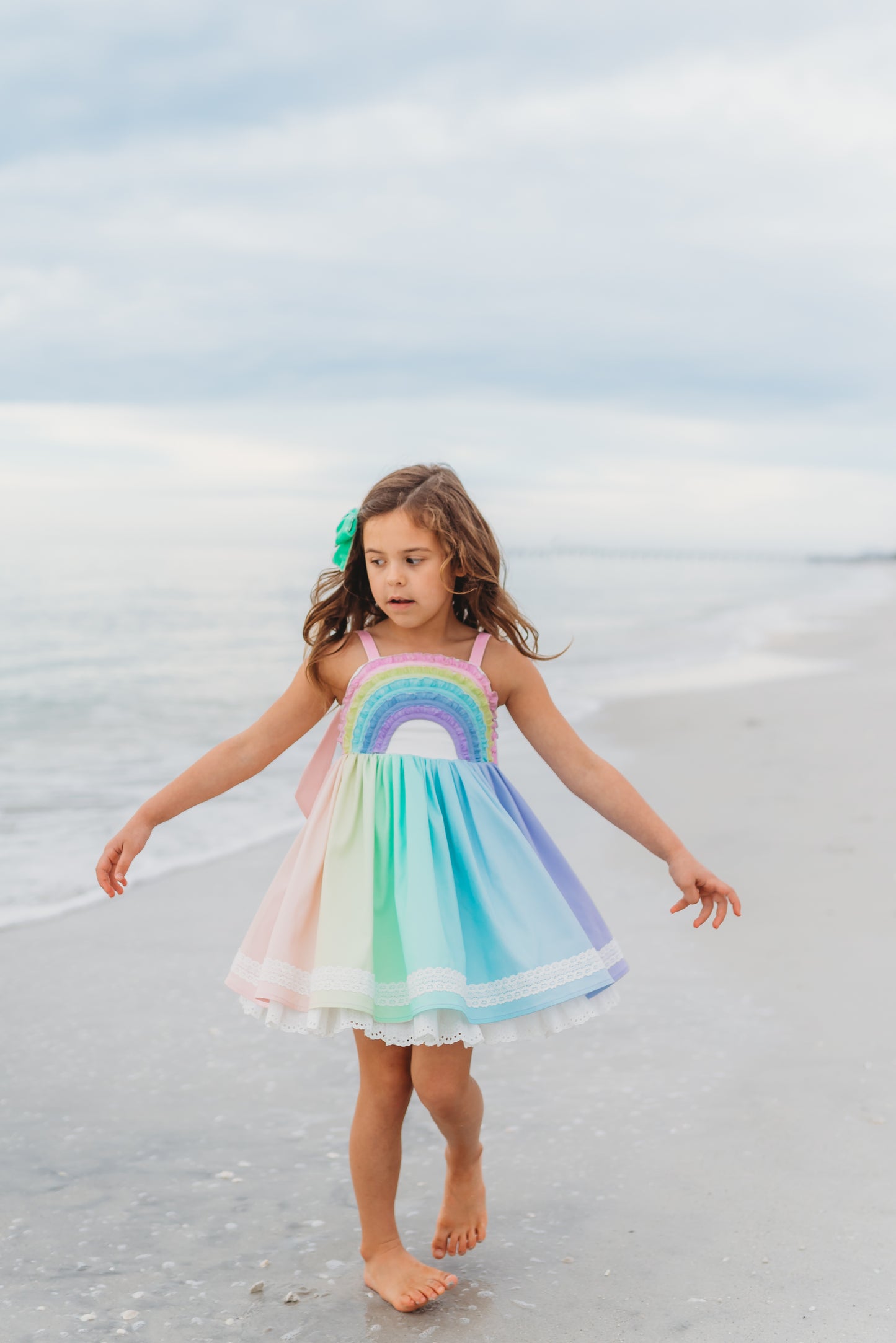 Rainbow Beam in Pastel Ombre