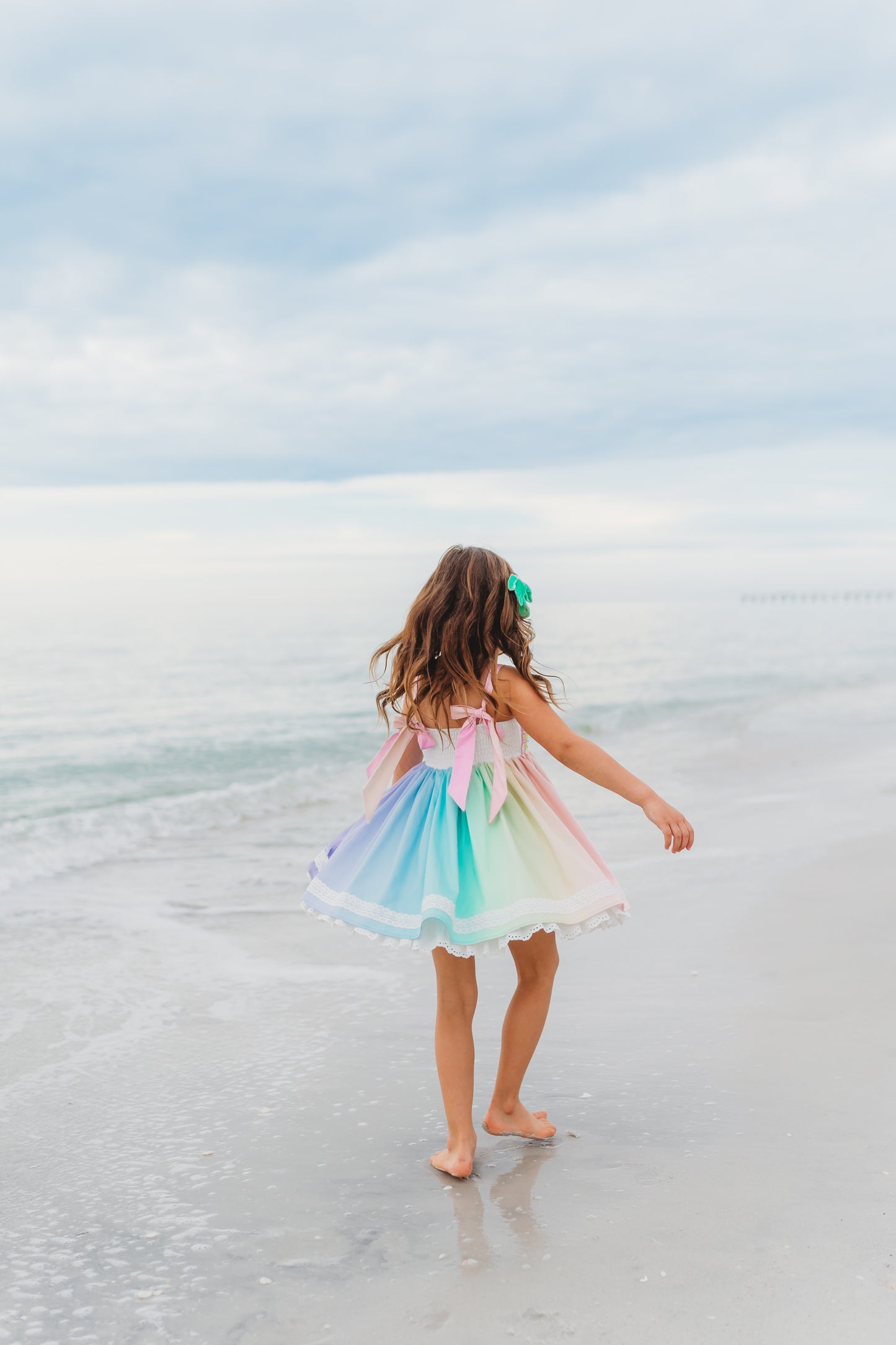 Rainbow Beam in Pastel Ombre