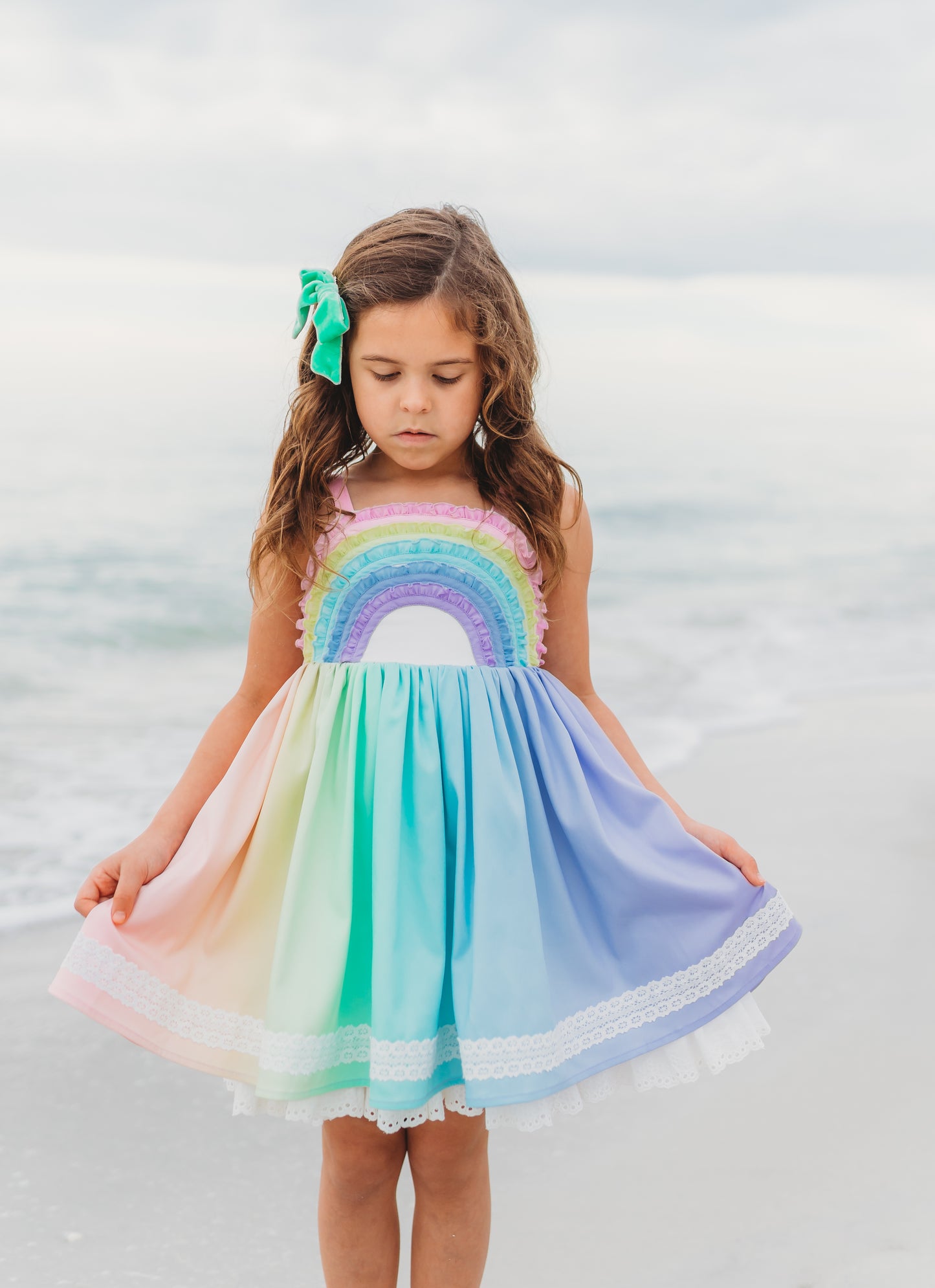 Rainbow Beam in Pastel Ombre