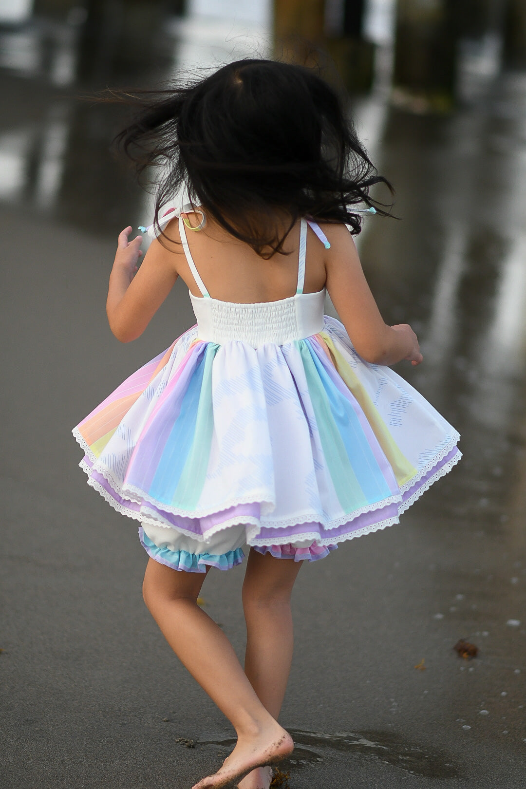 Vintage Sky in Pastel Rainbow
