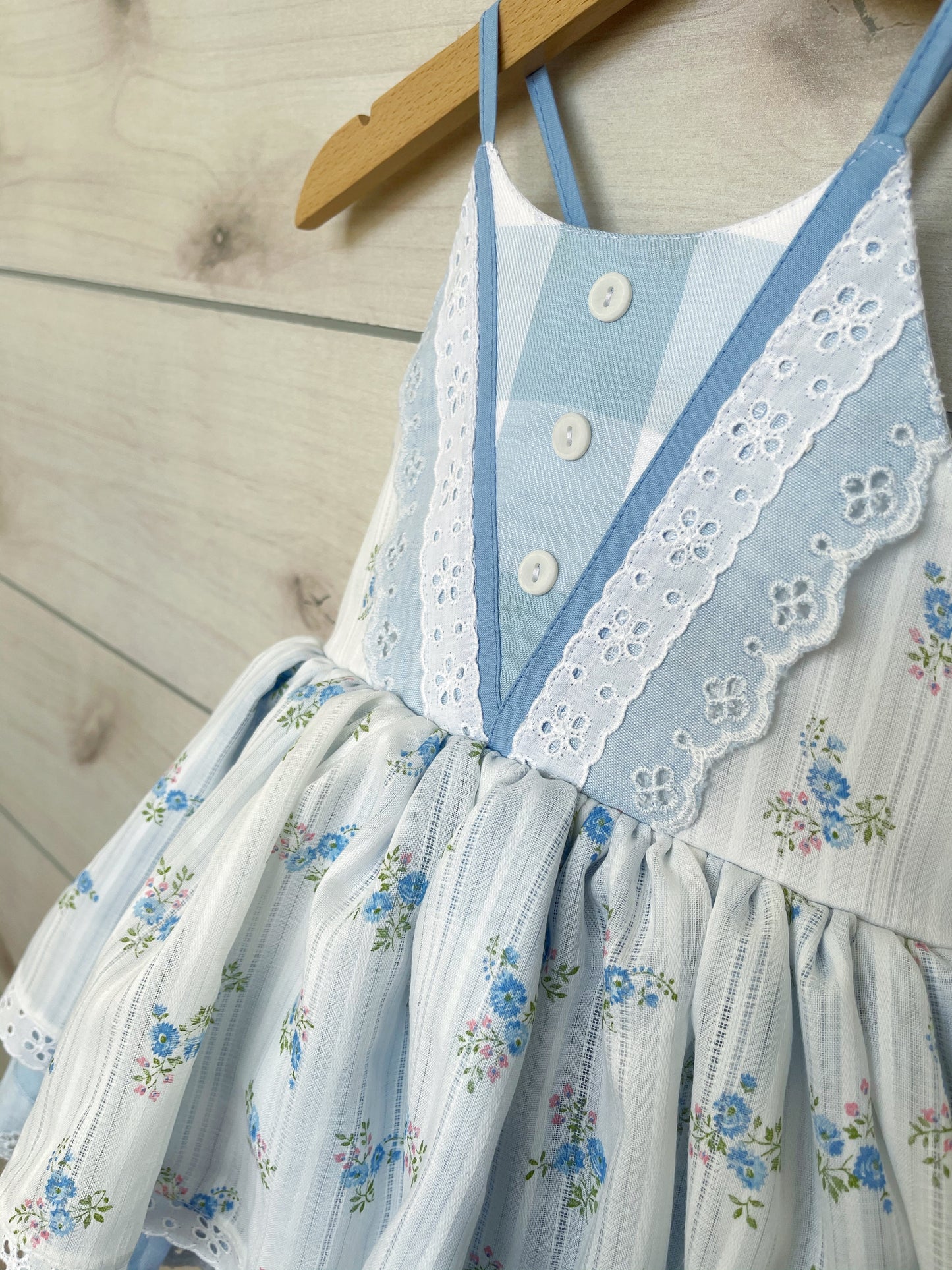 Size 2/3 Light Blue Skirted Romper