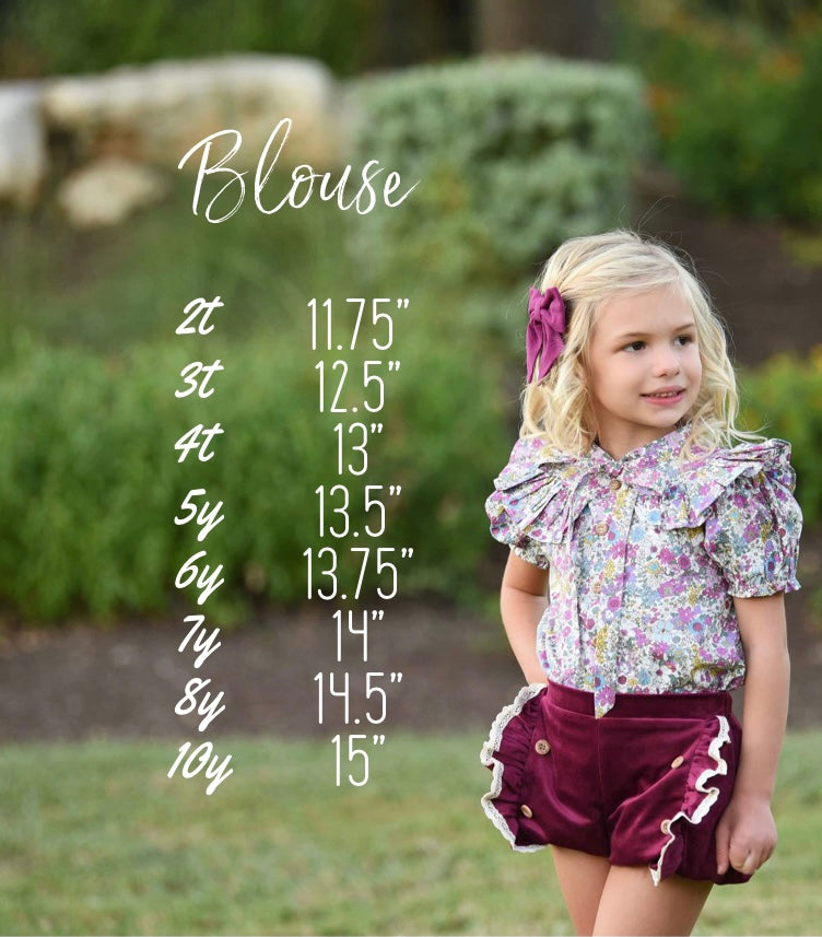 Remi Blouse in Violet