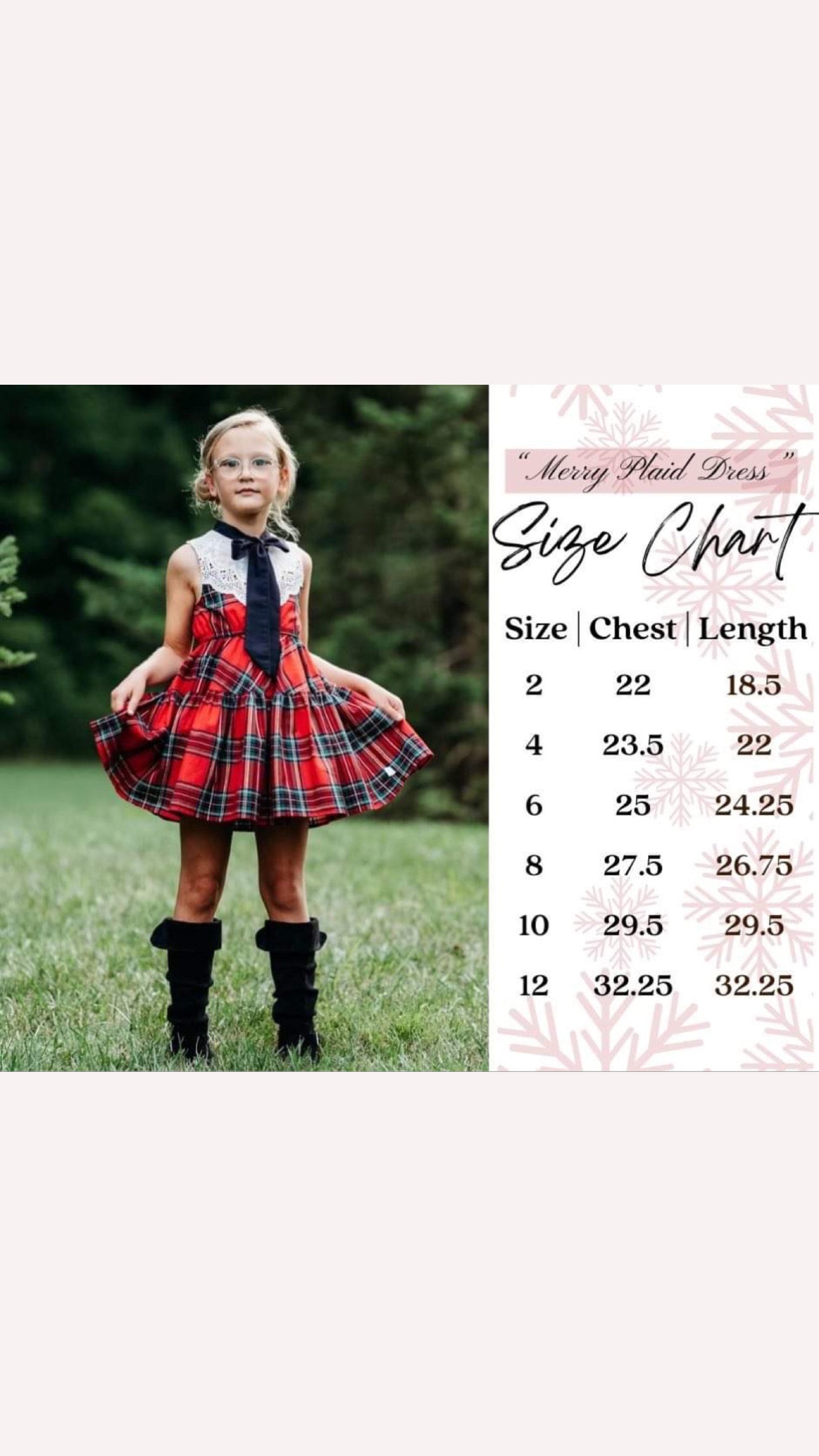Merry Plaid Dress