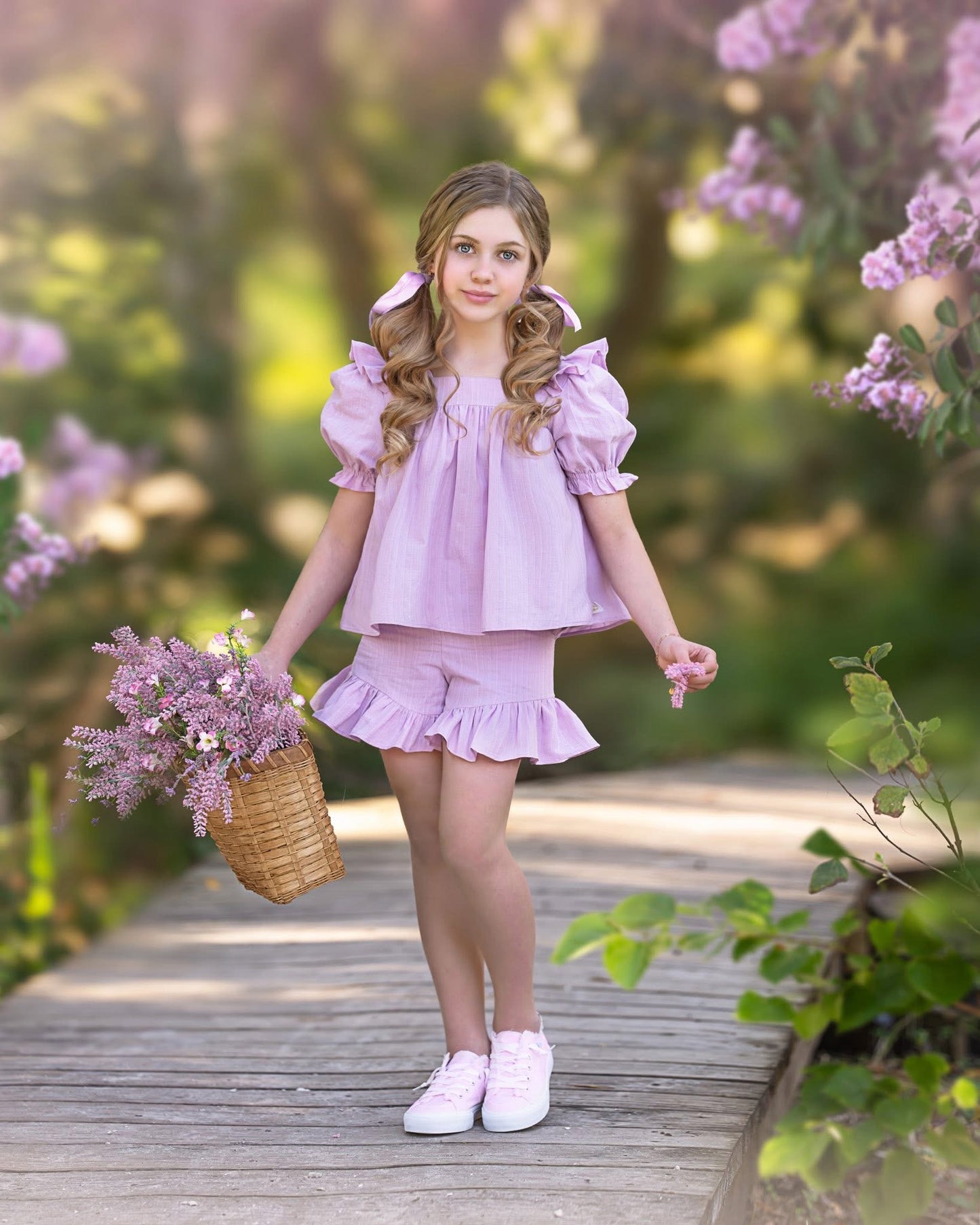 Emme Girl Set in Lilac