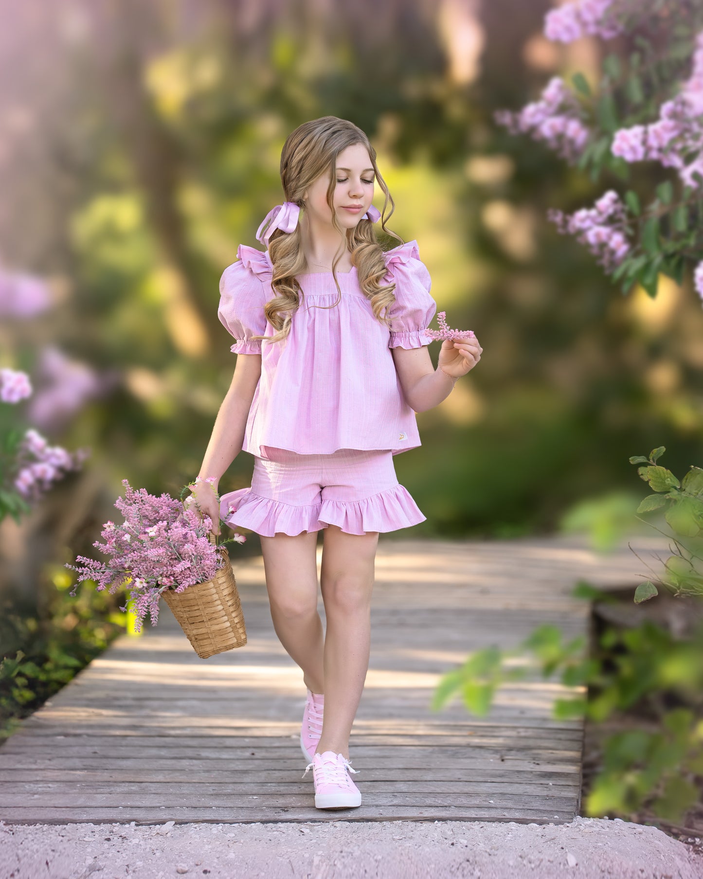 Emme Girl Set in Lilac