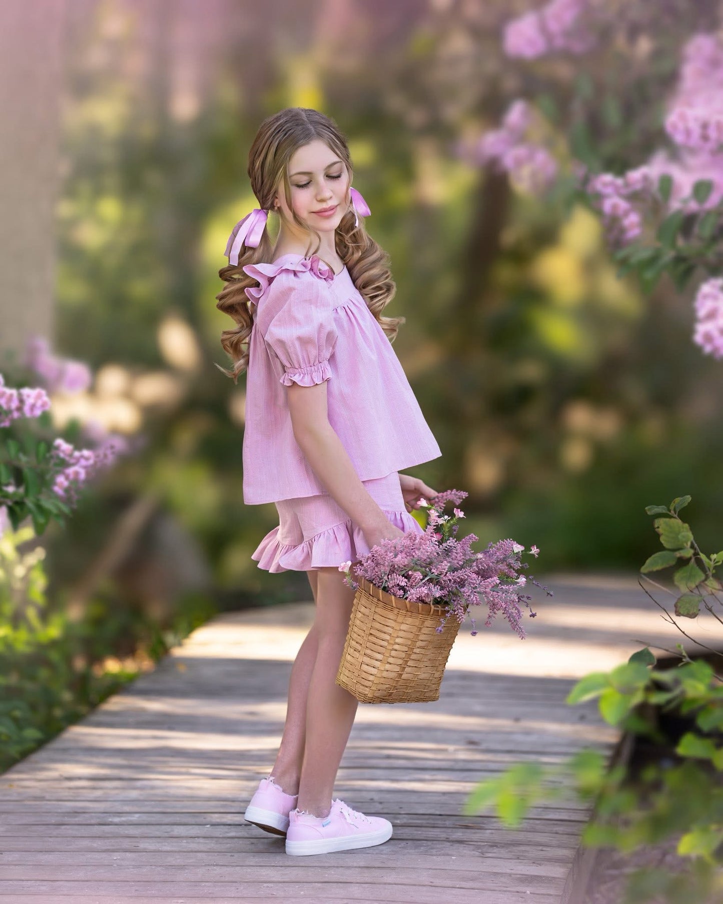 Emme Girl Set in Lilac