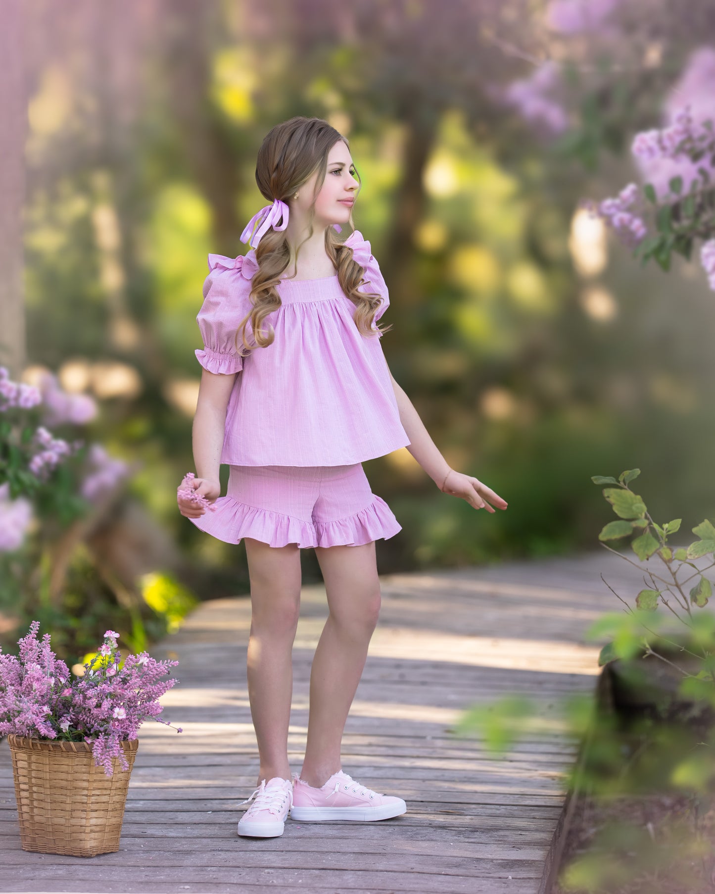 Emme Girl Set in Lilac