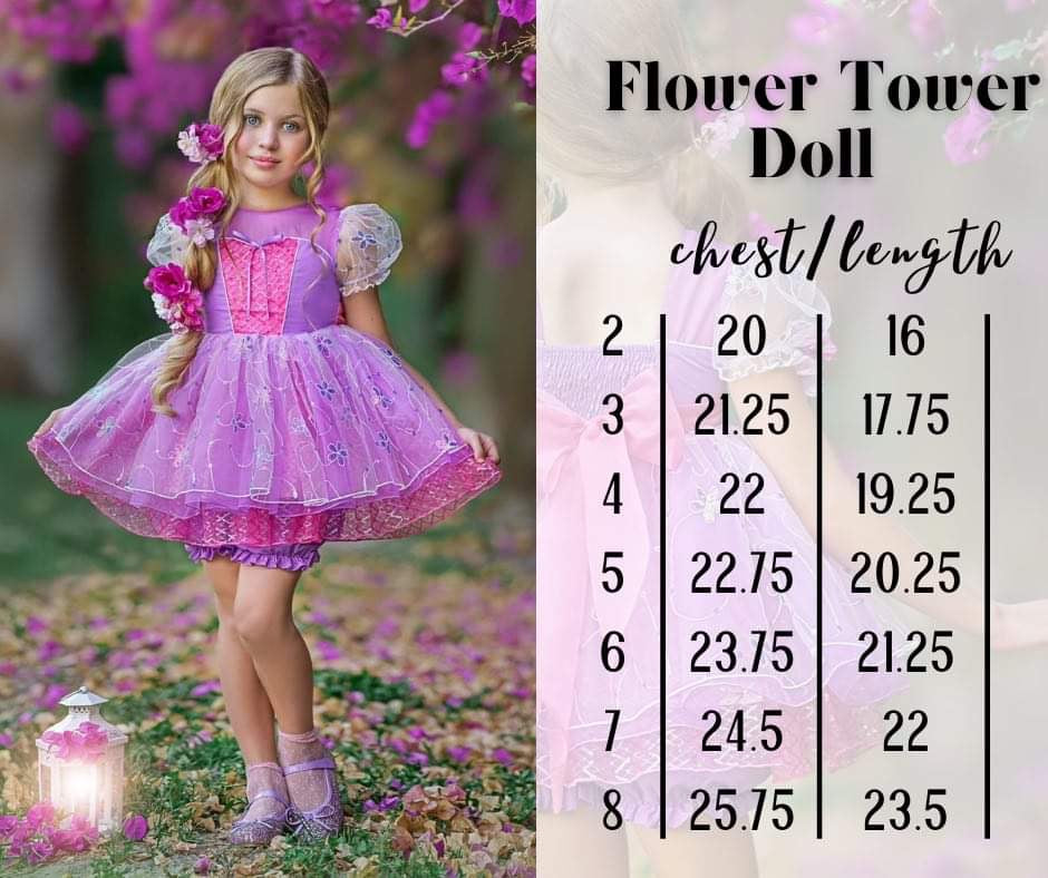 Flower Tower Doll Set