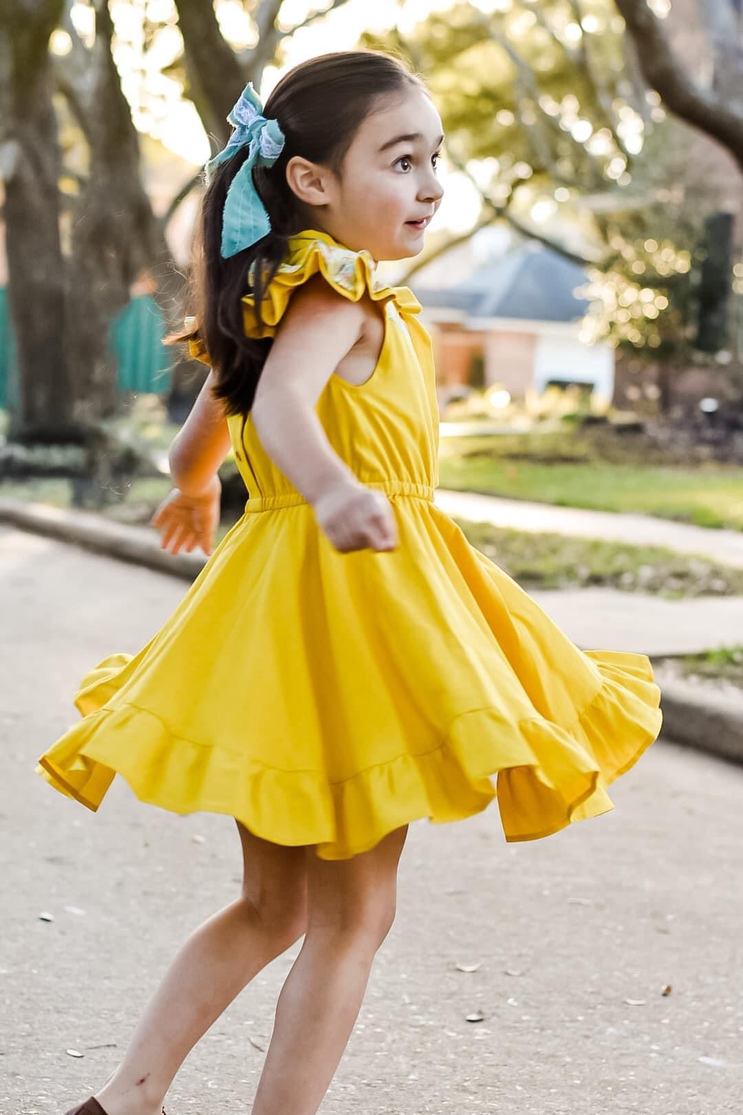 Yellow Daffodil Dress