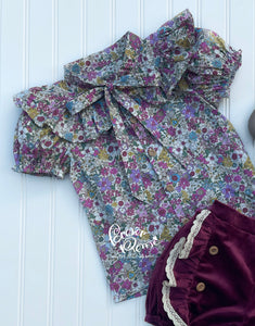 Remi Blouse in Violet