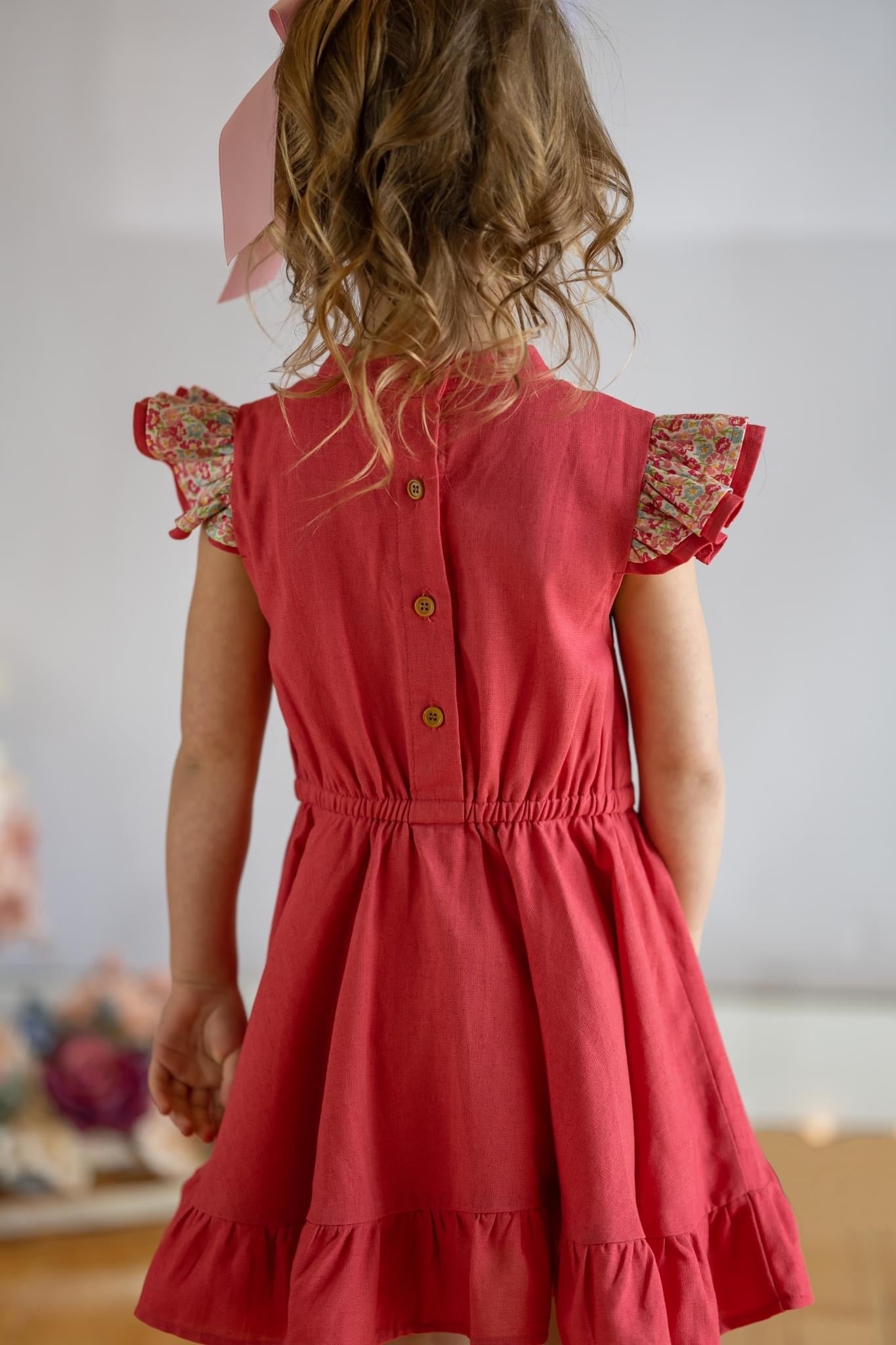 Pink Hibiscus Dress