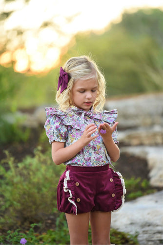 Remi Blouse in Violet
