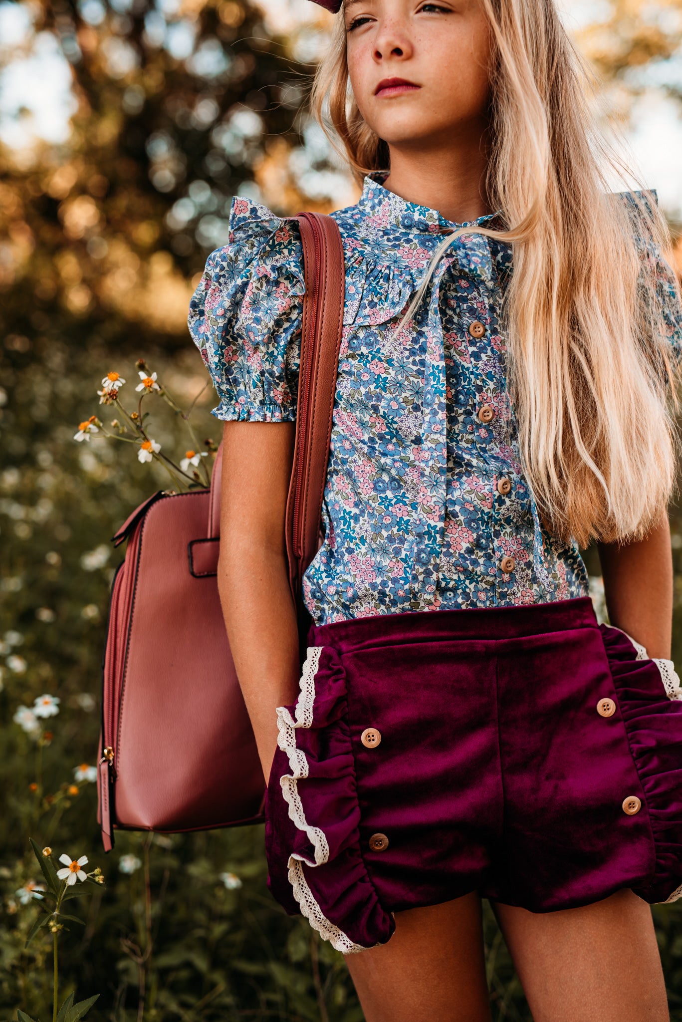 Remi Blouse in Sky