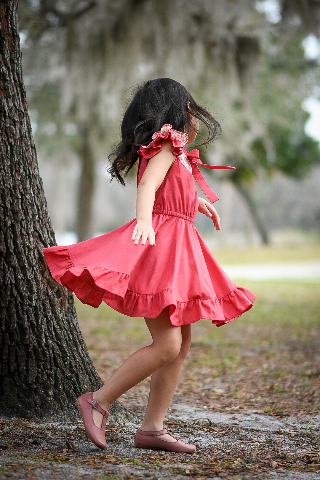 Pink Hibiscus Dress